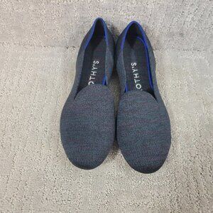 Rothy's The Loafer Women's Size 8.5 Navy Heather Slip On Flat Comfort Shoes